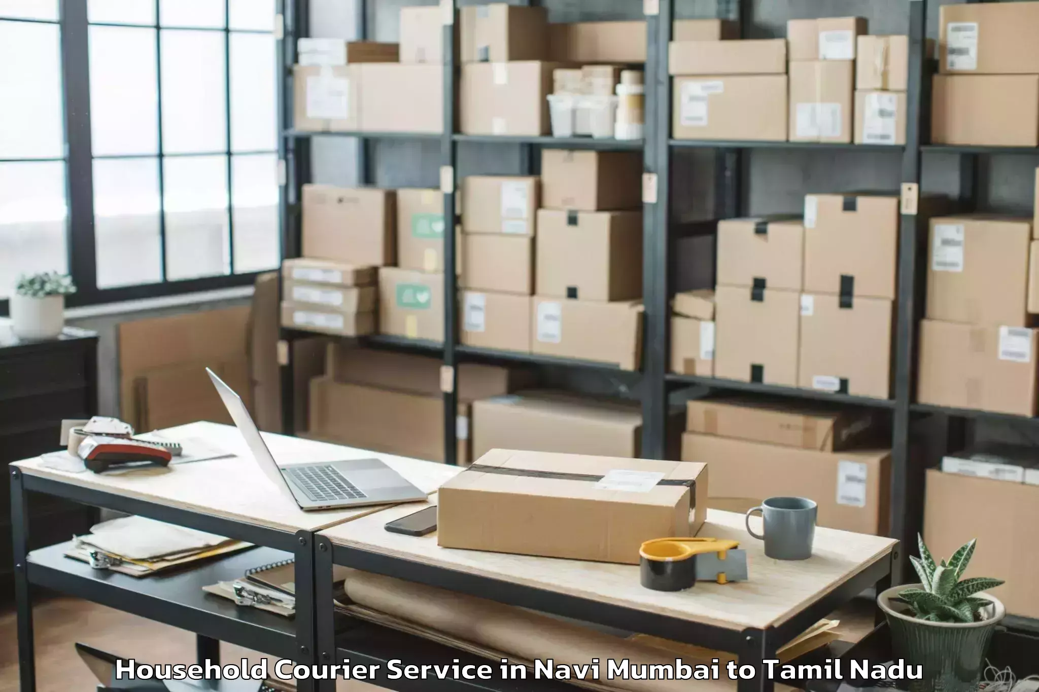 Efficient Navi Mumbai to Nambiyur Household Courier